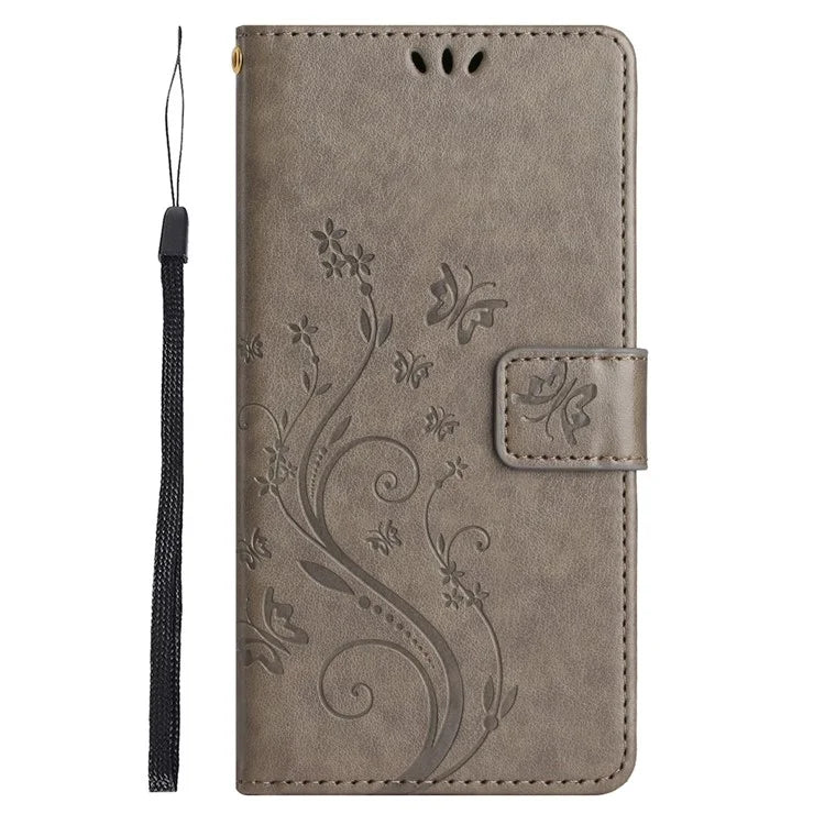 For Samsung Galaxy S24 FE Case PU Leather Phone Wallet Cover with Strap