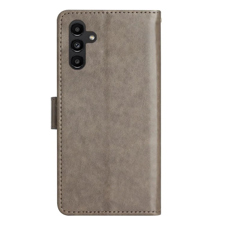 For Samsung Galaxy S24 FE Case PU Leather Phone Wallet Cover with Strap