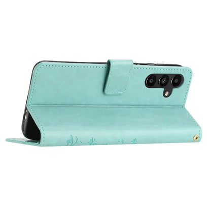 For Samsung Galaxy S24 FE Case PU Leather Phone Wallet Cover with Strap
