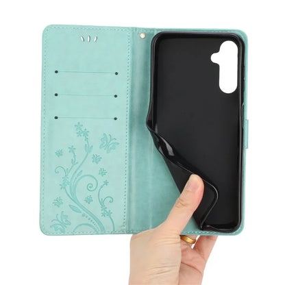 For Samsung Galaxy S24 FE Case PU Leather Phone Wallet Cover with Strap