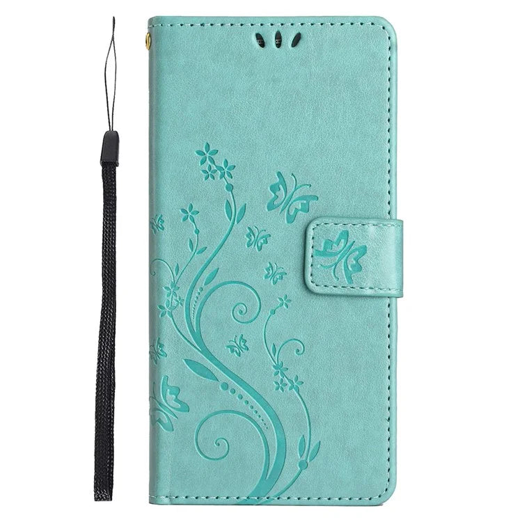 For Samsung Galaxy S24 FE Case PU Leather Phone Wallet Cover with Strap