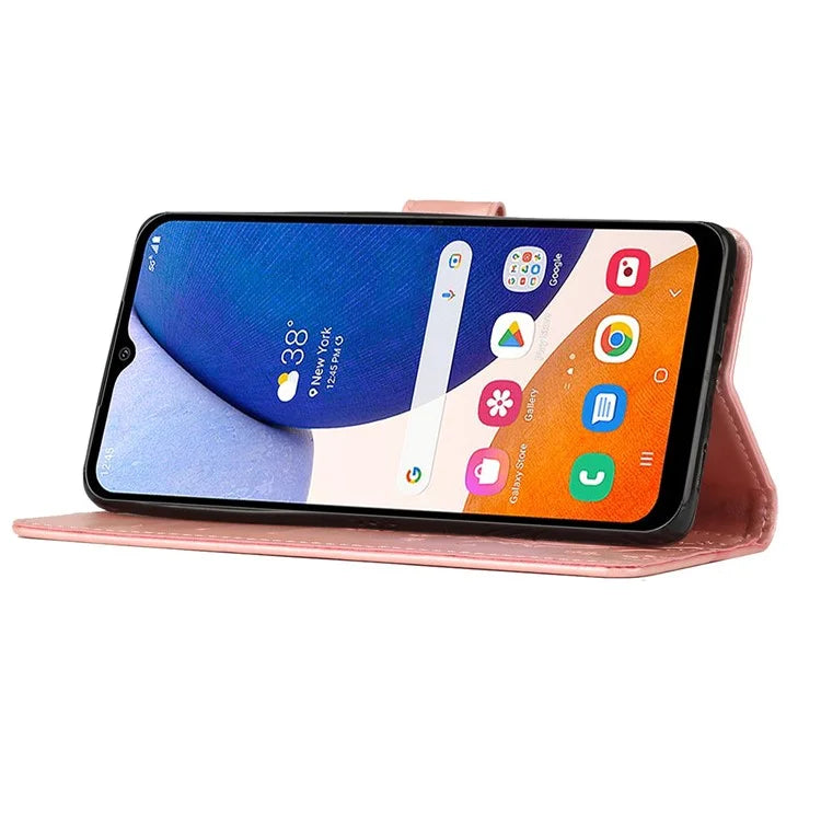 For Samsung Galaxy S24 FE Case PU Leather Phone Wallet Cover with Strap