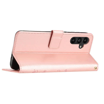 For Samsung Galaxy S24 FE Case PU Leather Phone Wallet Cover with Strap