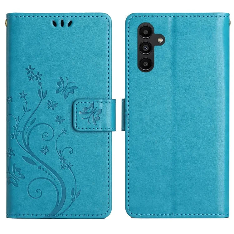 For Samsung Galaxy S24 FE Case PU Leather Phone Wallet Cover with Strap