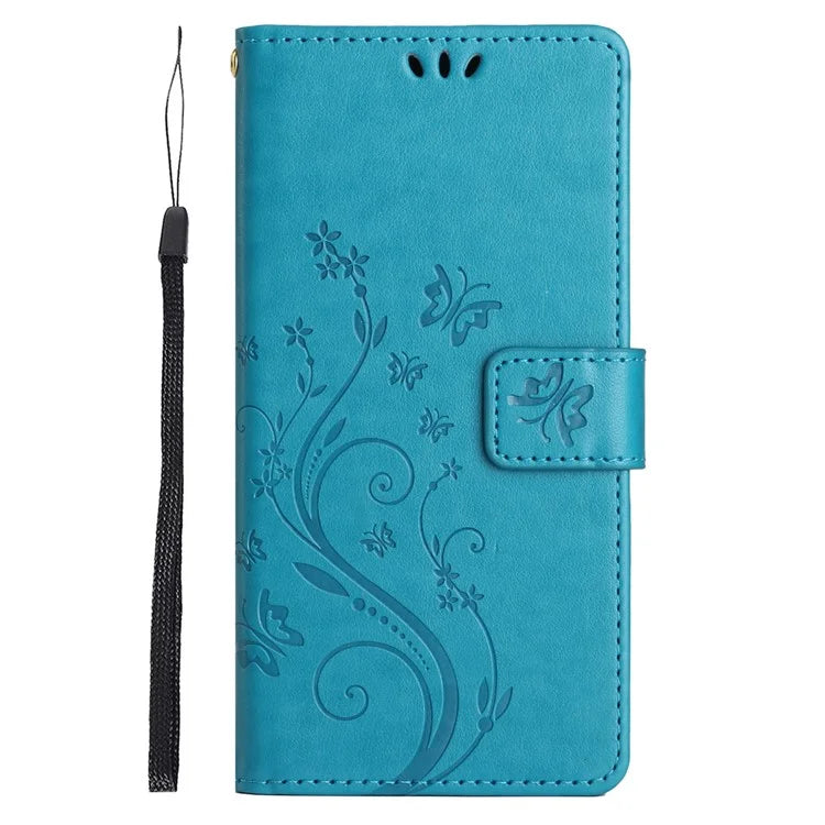 For Samsung Galaxy S24 FE Case PU Leather Phone Wallet Cover with Strap