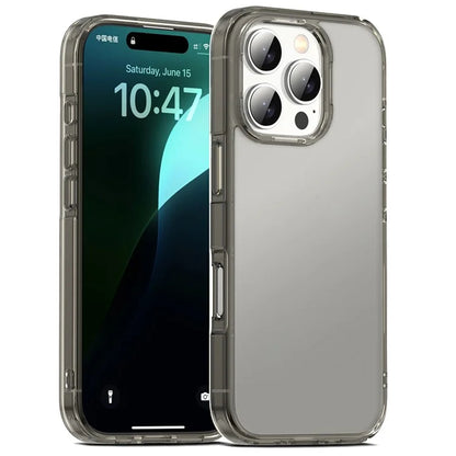 For iPhone 16 Pro Case Shockproof TPU+PC Matte Back Cover