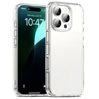 For iPhone 16 Pro Case Shockproof TPU+PC Matte Back Cover
