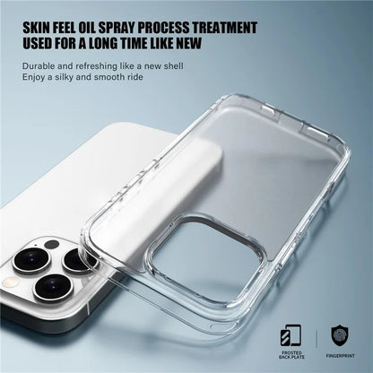 For iPhone 16 Pro Case Shockproof TPU+PC Matte Back Cover