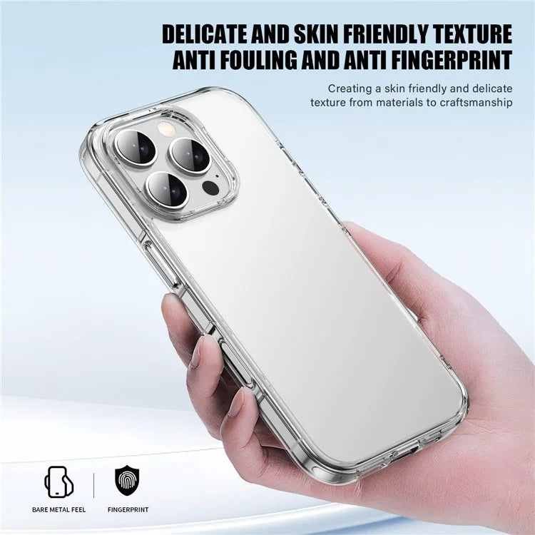 For iPhone 16 Pro Case Shockproof TPU+PC Matte Back Cover