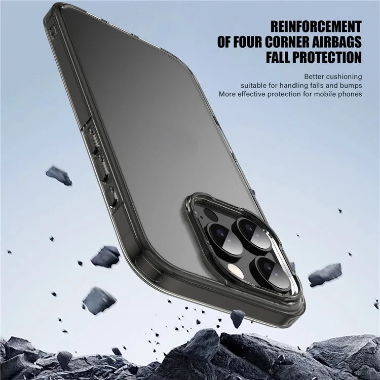 For iPhone 16 Pro Case Shockproof TPU+PC Matte Back Cover