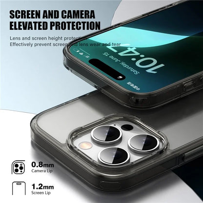For iPhone 16 Pro Case Shockproof TPU+PC Matte Back Cover