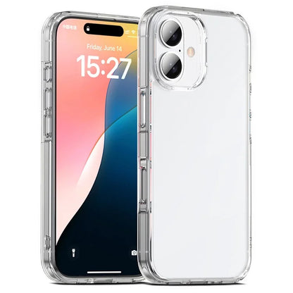 For iPhone 16 Case Shockproof TPU+PC Matte Back Cover