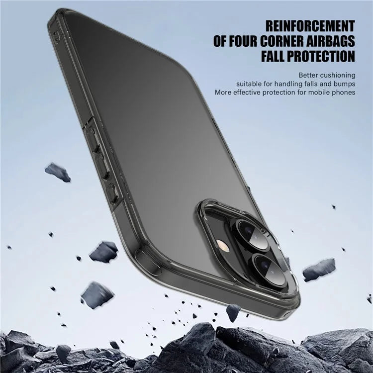 For iPhone 16 Case Shockproof TPU+PC Matte Back Cover