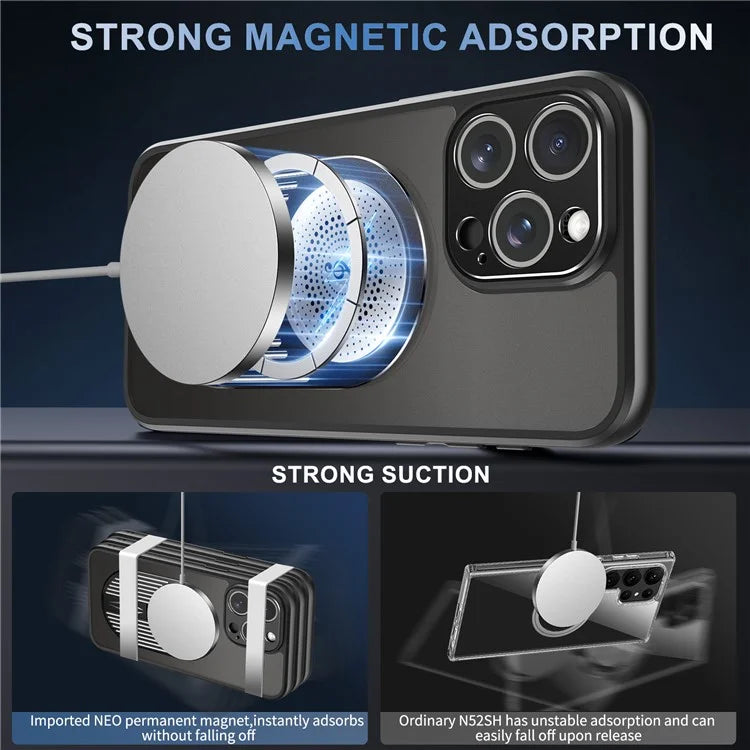 For iPhone 16 Pro Case Kickstand Silicone+PC Phone Cover Graphene Heat Dissipation