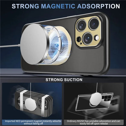 For iPhone 16 Pro Case Kickstand Silicone+PC Phone Cover Graphene Heat Dissipation