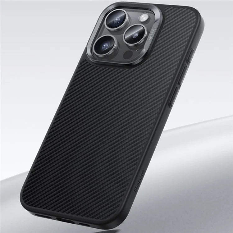 BENKS For iPhone 16 Pro Max Magnetic Case Kevlar Aramid Fiber+TPU Cover Compatible with MagSafe
