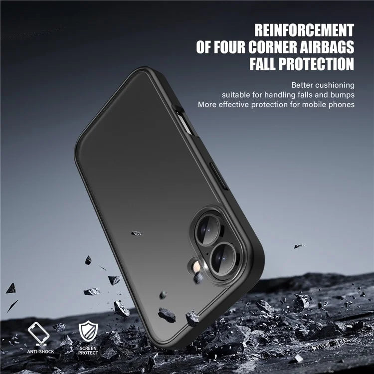 Magic Series for iPhone 16 Case Translucent Matte TPU + PC Phone Cover