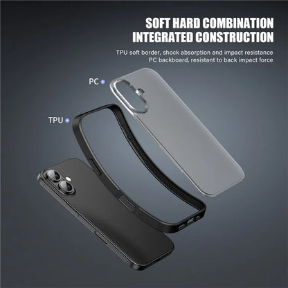 Magic Series for iPhone 16 Case Translucent Matte TPU + PC Phone Cover