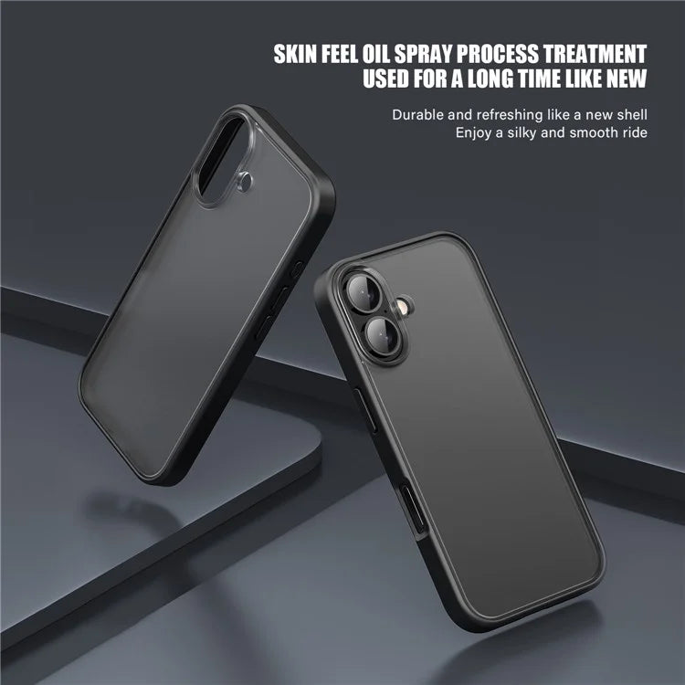 Magic Series for iPhone 16 Case Translucent Matte TPU + PC Phone Cover