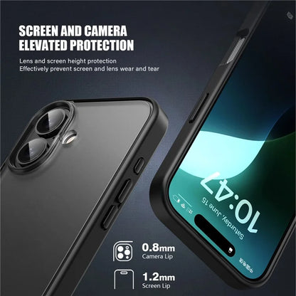 Magic Series for iPhone 16 Plus Case Translucent Matte TPU + PC Phone Cover