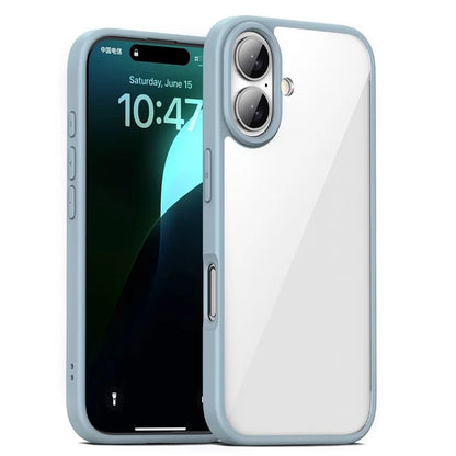 For iPhone 16 Case Shockproof Slim Hard PC+Soft TPU Phone Cover