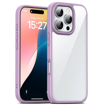 For iPhone 16 Pro Case Shockproof Slim Hard PC+Soft TPU Phone Cover