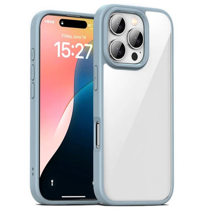 For iPhone 16 Pro Case Shockproof Slim Hard PC+Soft TPU Phone Cover