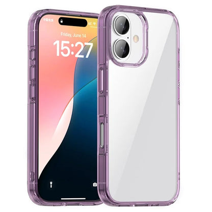Aurora Series For iPhone 16 Plus Case TPU+PC Crystal Clear Back Cover