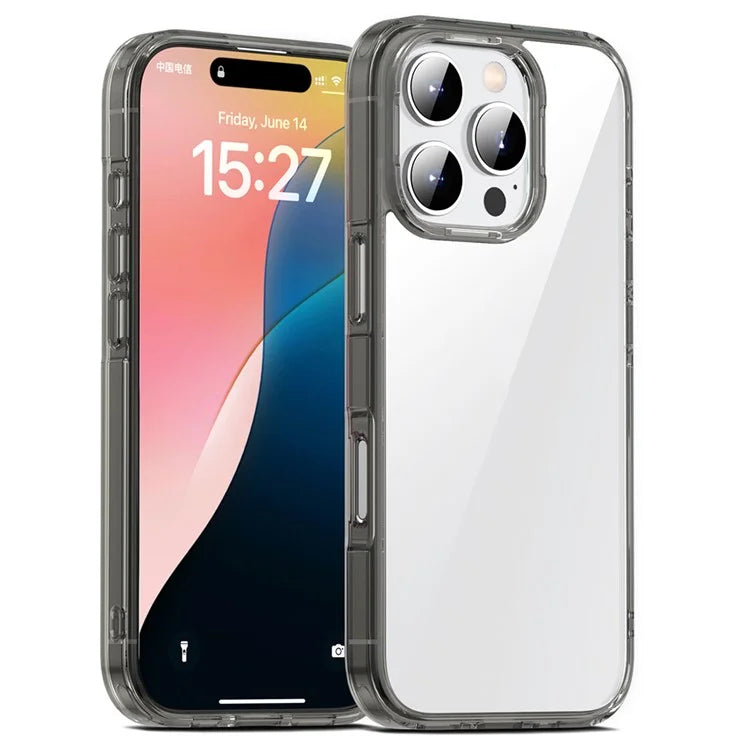 Aurora Series For iPhone 16 Pro Case TPU+PC Crystal Clear Back Cover