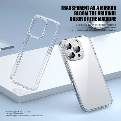 Aurora Series For iPhone 16 Pro Case TPU+PC Crystal Clear Back Cover