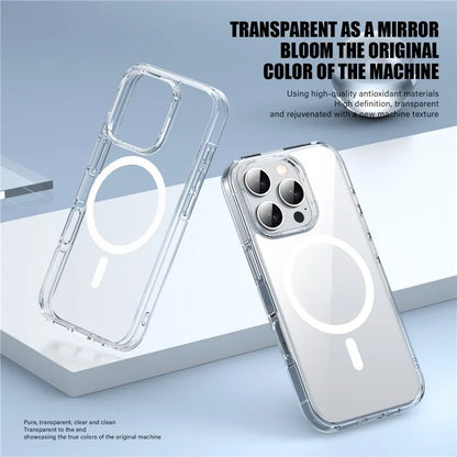 Aurora Series For iPhone 16 Pro Case Compatible with MagSafe TPU+PC Crystal Clear Back Cover