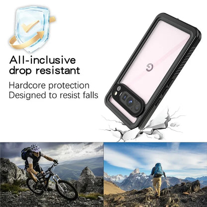 REDPEPPER FS Series For Google Pixel 9 Pro Case IP68 Waterproof Clear Back Panel Phone Cover
