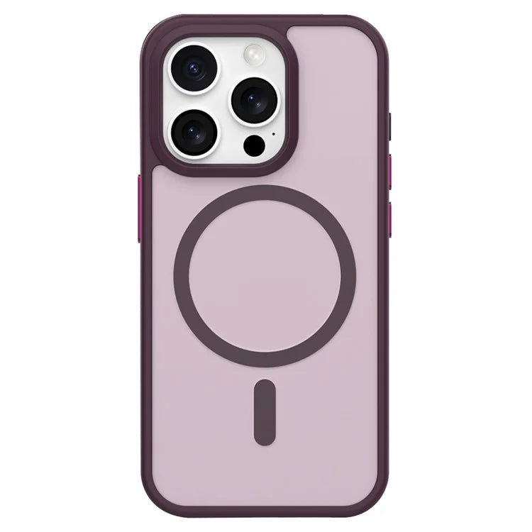For iPhone 16 Pro Case Compatible with MagSafe Skin-Touch TPU+PC Matte Phone Cover