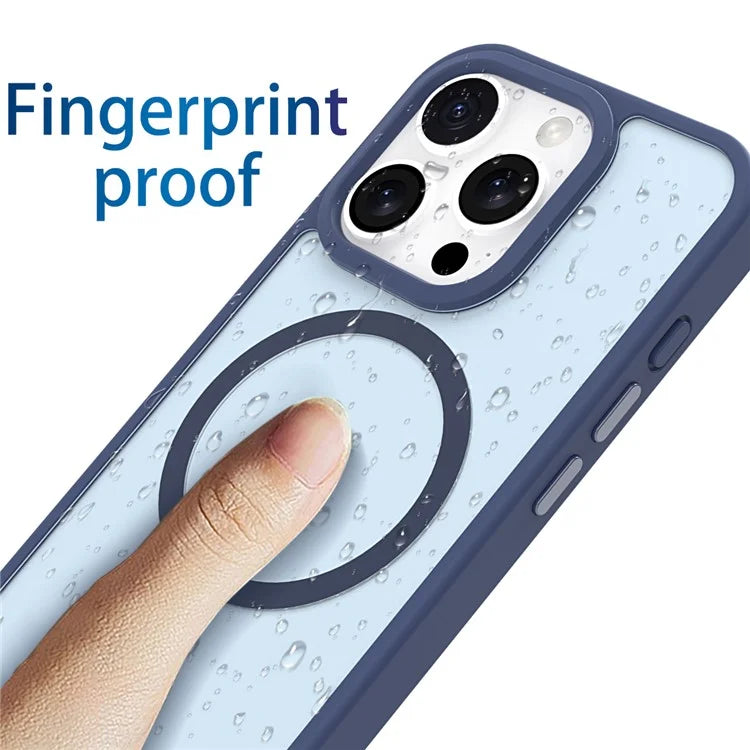 For iPhone 16 Pro Case Compatible with MagSafe Skin-Touch TPU+PC Matte Phone Cover
