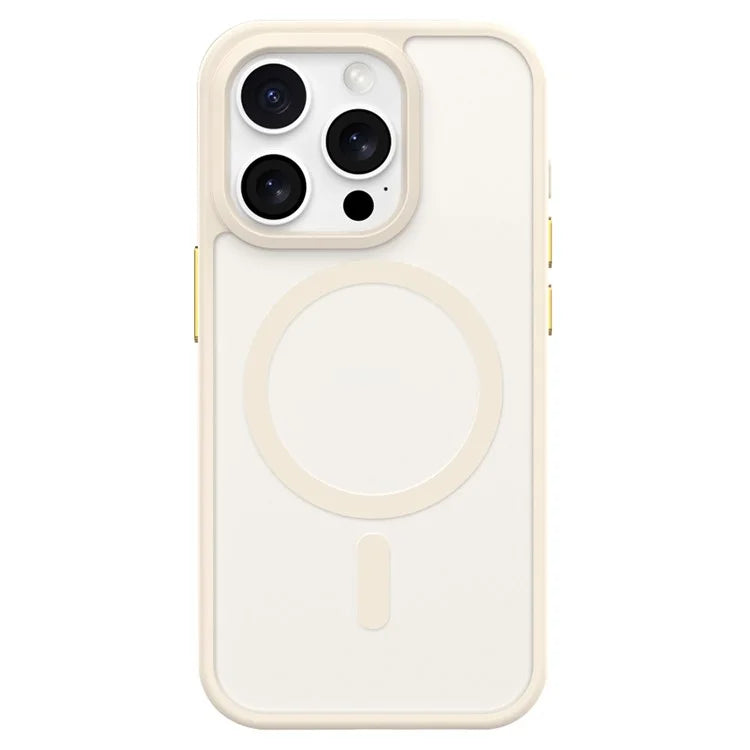 For iPhone 16 Pro Case Compatible with MagSafe Skin-Touch TPU+PC Matte Phone Cover