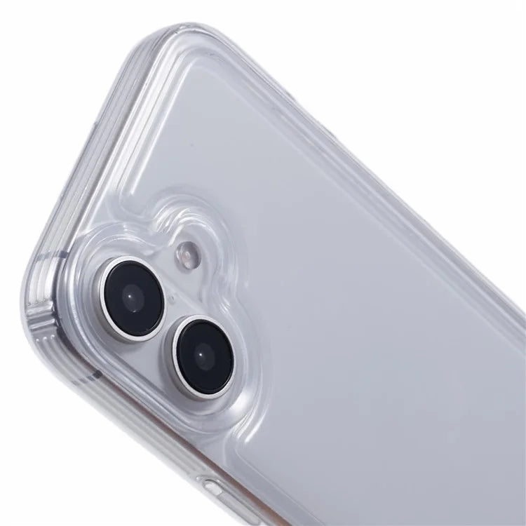For iPhone 16 Plus Case Reinforced Corners TPU Clear Phone Cover