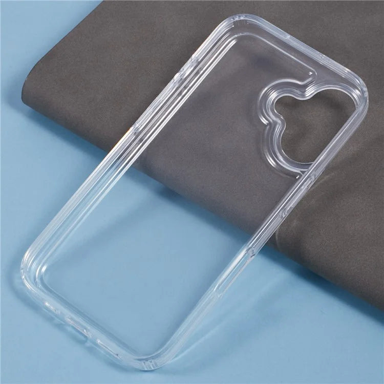 For iPhone 16 Plus Case Reinforced Corners TPU Clear Phone Cover