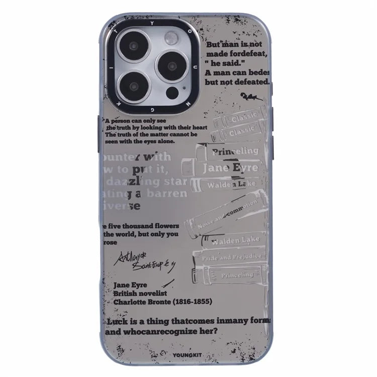 YOUNGKIT Literary Series for iPhone 16 Pro Max Case Compatible with MagSafe IMD TPU Phone Cover