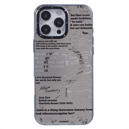 YOUNGKIT Literary Series for iPhone 16 Pro Max Case Compatible with MagSafe IMD TPU Phone Cover