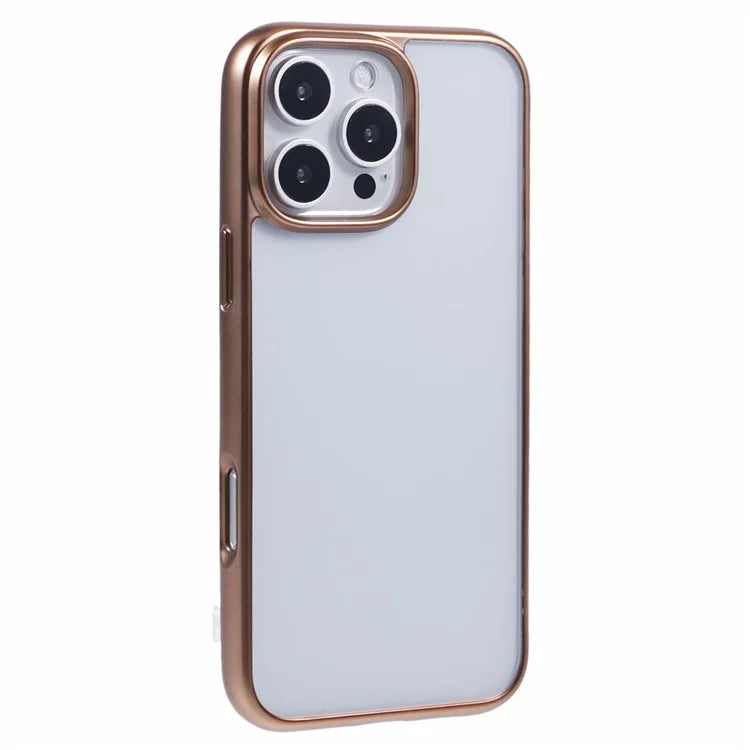 KIGC Ice Silk Series For iPhone 16 Pro Max Case TPU+PC Electroplating Phone Cover
