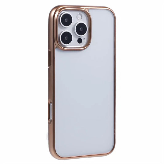 KIGC Ice Silk Series For iPhone 16 Pro Max Case TPU+PC Electroplating Phone Cover