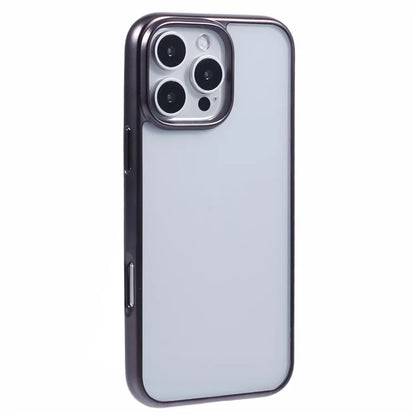 KIGC Ice Silk Series For iPhone 16 Pro Max Case TPU+PC Electroplating Phone Cover