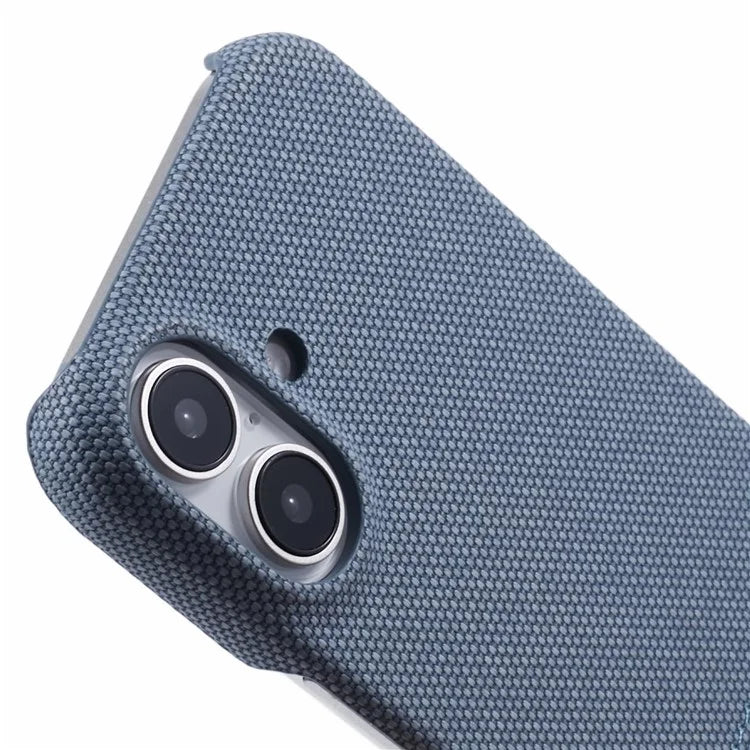 For iPhone 16 Plus Case PU Leather+PC Splicing Anti-Slip Phone Cover
