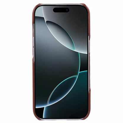 For iPhone 16 Pro Max Case Skin-Touch Leather+PC Phone Cover with Card Slot