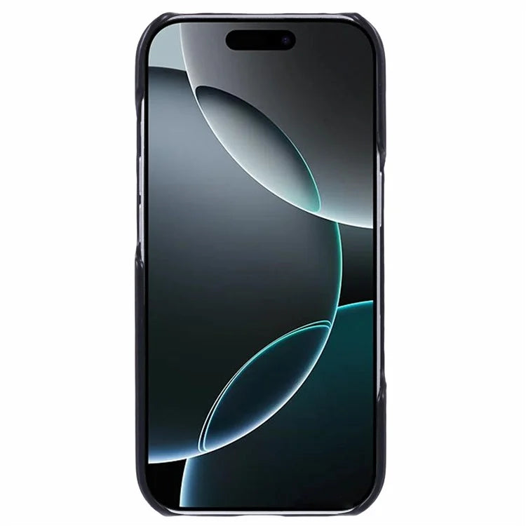 For iPhone 16 Pro Max Case Skin-Touch Leather+PC Phone Cover with Card Slot