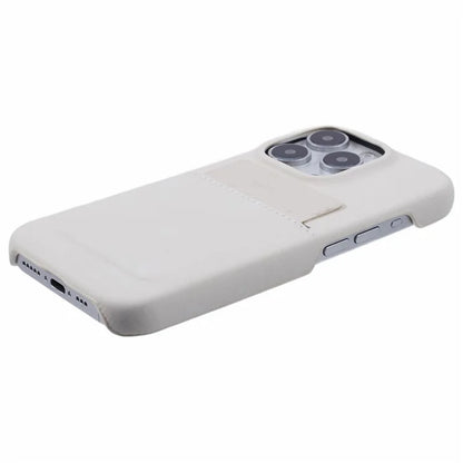 For iPhone 16 Pro Max Case Skin-Touch Leather+PC Phone Cover with Card Slot