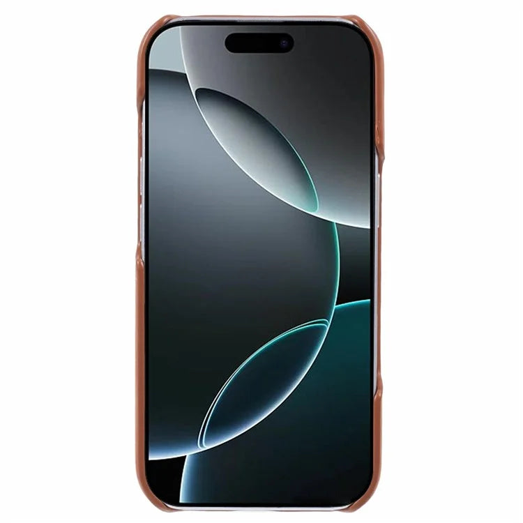 For iPhone 16 Pro Max Case Skin-Touch Leather+PC Phone Cover with Card Slot