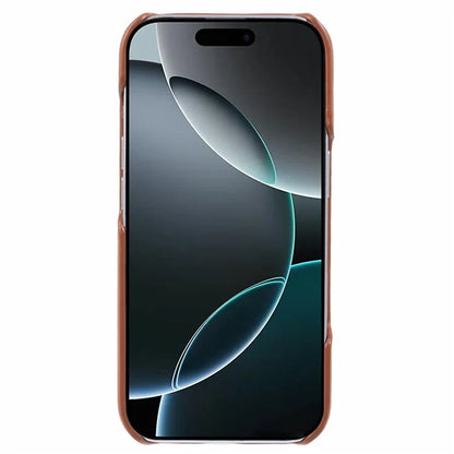For iPhone 16 Pro Max Case Skin-Touch Leather+PC Phone Cover with Card Slot