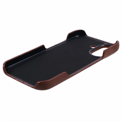 For iPhone 16 Plus Case Skin-Touch Leather+PC Phone Cover with Card Slot