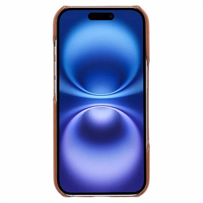 For iPhone 16 Plus Case Skin-Touch Leather+PC Phone Cover with Card Slot